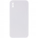Silicone Case Square Full Camera Protective (AA) NOLOGO на Apple iPhone XS Max (6.5") (Білий / White)