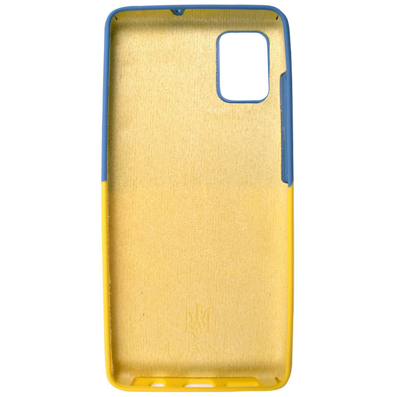 Фото Чехол Silicone Case Patriot series для Samsung Galaxy A32 (A325F) 4G (UA Flag) на vchehle.ua