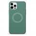 Чохол Pump Silicone Minimalistic на Apple iPhone 12 Pro / 12 (6.1") (Circles on Green)