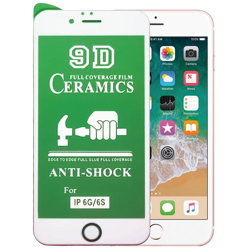 

Захисна плівка Ceramics 9D для iPhone 6 (4.7'') (Біла) 930038