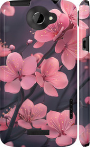 Чехол Пурпурная сакура для HTC One X+