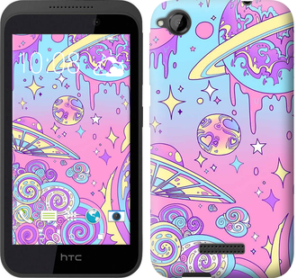 

Чехол Розовая галактика для HTC Desire 320 633325