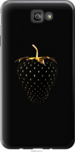 Чехол Черная клубника для Samsung Galaxy J7 Prime