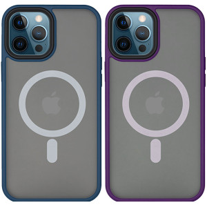 TPU+PC чохол Metal Buttons with Magnetic Safe на Apple iPhone 14 Pro (6.1")