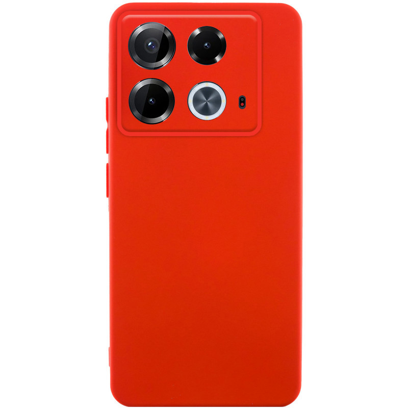 Чохол TPU GETMAN Liquid Silk Full Camera на Infinix Note 40 4G (Червоний / Red)