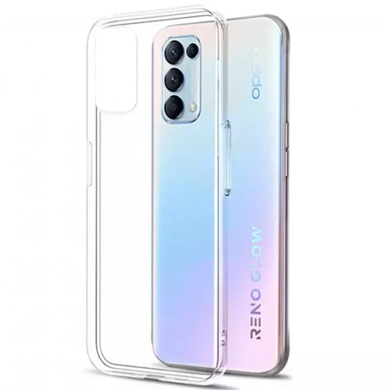 TPU чохол Epic Transparent 1,0mm на Oppo Reno 5 4G