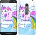 Чехол Единорожка для Motorola Moto X Style