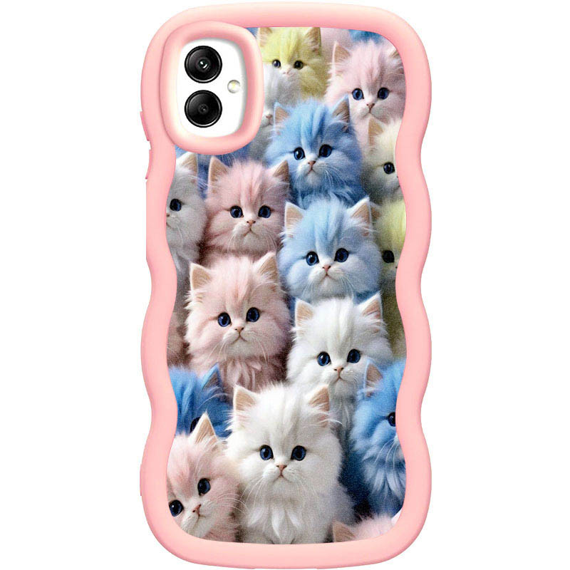 Чохол TPU Cloudy Pictures на Samsung Galaxy A06 (Kittens)
