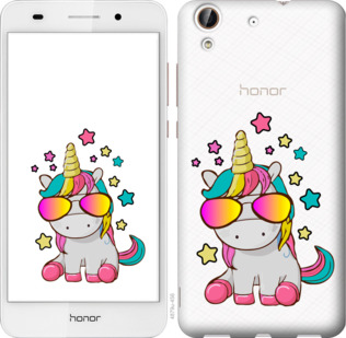 

Чехол Единорог в очках для Huawei Honor 5A 911881