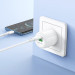 МЗП Borofone BA93A Lustrous PD20W+QC3.0 (1USB-A/1C) + кабель Type-C to Type-C (White) в магазині vchehle.ua