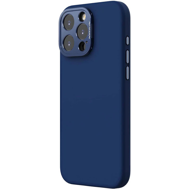 Чехол Silicone Nillkin LensWing Prop Magnetic для Apple iPhone 16 Pro (6.3") (Синий / Blue) в магазине vchehle.ua