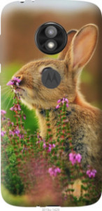 Чехол Кролик и цветы для Motorola Moto E5 Play