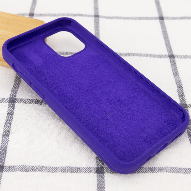 Фото Чохол Silicone Case Full Protective (AA) на Apple iPhone 12 Pro Max (6.7") (Фіолетовий / Ultra Violet) в маназині vchehle.ua