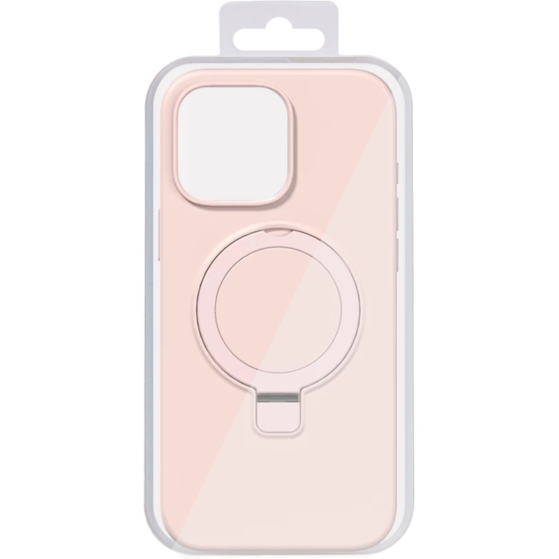 Фото Чехол Silicone Case Full Protective NO LOGO with Ring для Apple iPhone 12 Pro / 12 (6.1") (Pink) на vchehle.ua