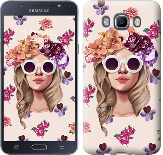 

Чехол Девушка с цветами v2 для Samsung Galaxy J7 (2016) J710F 190186