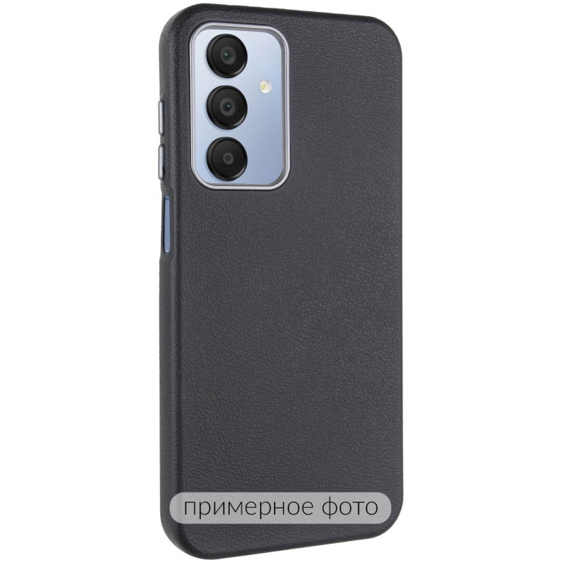 Шкіряний чохол Leather Case Metal Buttons на Xiaomi Redmi 9C (Black)