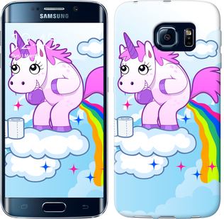 

Чехол Единорожка для Samsung Galaxy S6 Edge G925F 338468