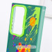 Купить TPU+PC чехол TakiTaki Graffiti magic glow для Samsung Galaxy S21 FE (Shocked tiger / Green) на vchehle.ua