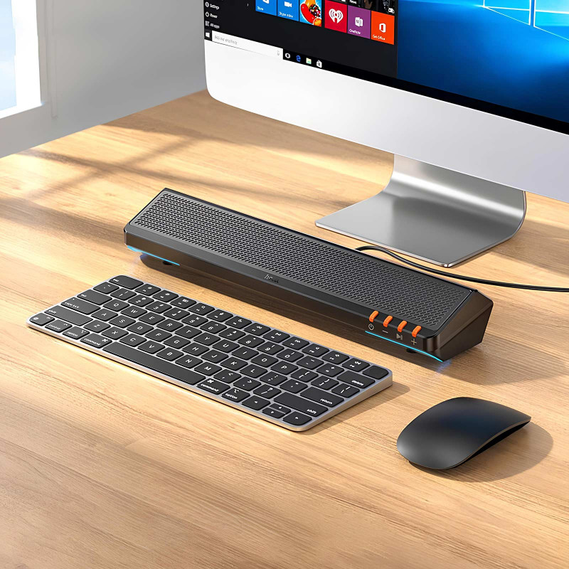 Купить Bluetooth Колонка Hoco BS66 Smooth multimedia computer USB2.0 (Black) на vchehle.ua