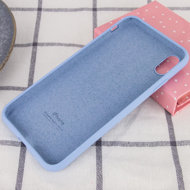 Фото Чехол Silicone Case Full Protective (AA) для Apple iPhone XR (6.1") (Голубой / Lilac Blue) в магазине vchehle.ua