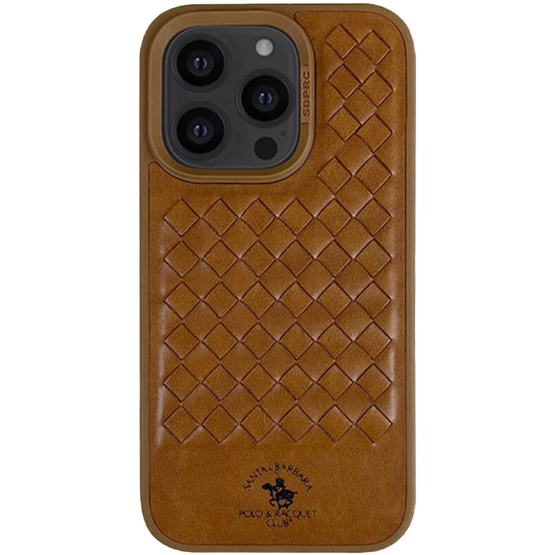 Фото Кожаный чехол Polo Santa Barbara для Apple iPhone 14 Pro (6.1") (Brown) в маназині vchehle.ua