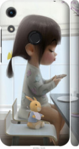 Чехол Милая девочка с зайчиком для Huawei Honor 8A