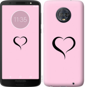 Чехол Сердце 1 для Motorola Moto G6 Plus