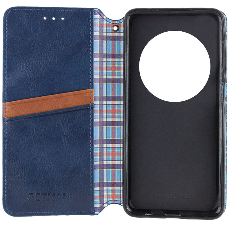 Фото Шкіряний чохол-книжка GETMAN Cubic (PU) на Huawei Magic5 Lite (Синій) на vchehle.ua