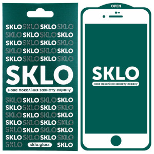 Защитное стекло SKLO 5D для iPhone 8 plus (5.5")