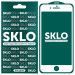 Защитное стекло SKLO 5D для Apple iPhone 7 plus / 8 plus (5.5") (Белый / Белая подложка)