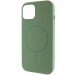 Чохол Silicone Case Full Protective (AA) NO LOGO with Magnetic Safe на Apple iPhone 11 Pro Max (6.5") (Зелений / Pine green)