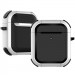 Футляр протиударний Black Ed. для навушників Airpods 1/2 (White)