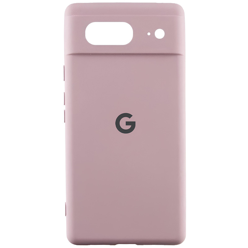 Чохол Silicone Cover Lakshmi Full Camera (AA) with logo на Google Pixel 8 (Рожевий / Pink Sand)