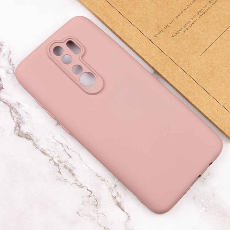 Чехол TPU GETMAN Liquid Silk Full Camera для Xiaomi Redmi Note 8 Pro (Розовый / Pink Sand) в магазине vchehle.ua