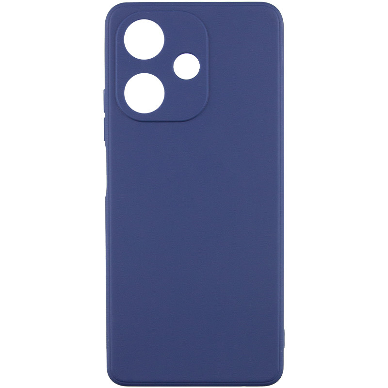 Силиконовый чехол Candy Full Camera для Infinix Hot 30 (Синий / Dark Blue)