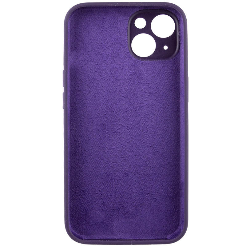 Чехол Silicone Case Full Camera Protective (AA) NO LOGO для Apple iPhone 14 (6.1") (Фиолетовый / Elderberry) в магазине vchehle.ua