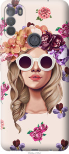 

Чохол Дівчина з квітами v2 на Motorola G50 1230918