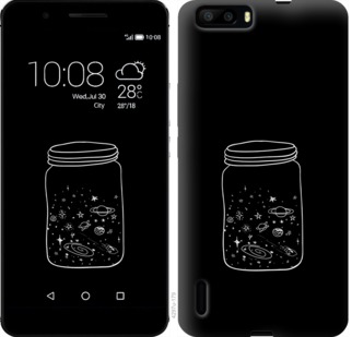 

Чехол Космос в банке для Huawei Honor 6 Plus 729098