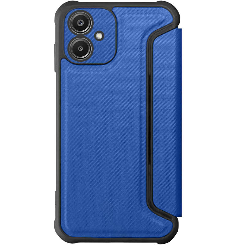 Фото Шкіряний чохол-книжка GETMAN Razor (PU) на Samsung Galaxy A06 (Blue) на vchehle.ua