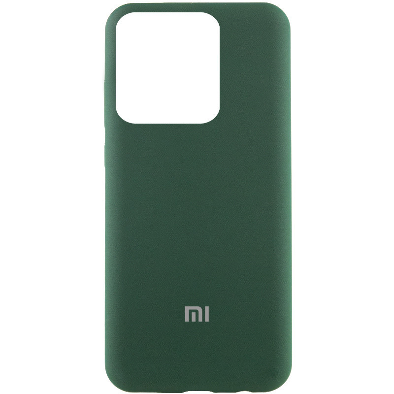 Чехол Silicone Cover Lakshmi (AAA) with Logo для Xiaomi Poco X6 / Note 13 Pro 5G (Зеленый / Cyprus Green)