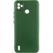 Чохол Silicone Cover Lakshmi Full Camera (A) на TECNO POP 5 (Зелений / Dark green)