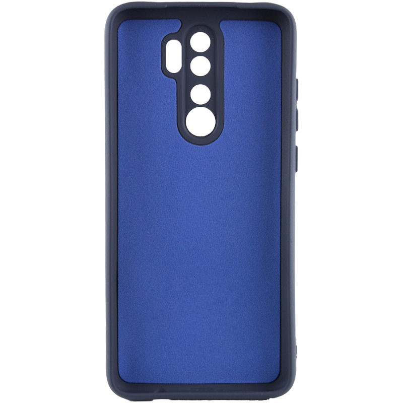 Фото Чохол TPU GETMAN Liquid Silk Full Camera на Xiaomi Redmi 9 (Синій / Midnight Blue) на vchehle.ua