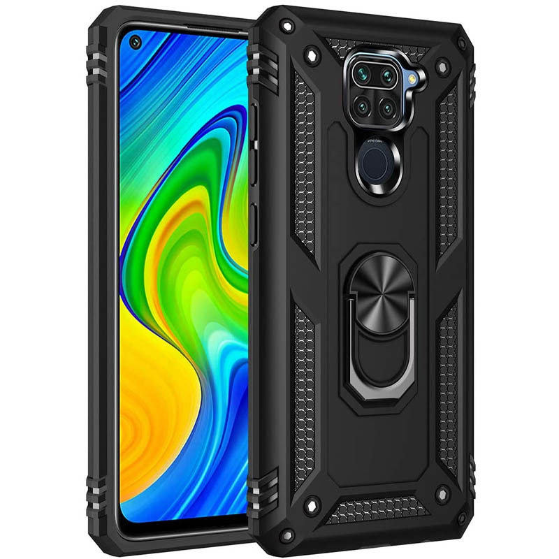 

Ударопрочный чехол Serge Ring for Magnet для Xiaomi Redmi 10X (Черный) 905814