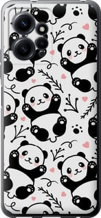 Чохол Панди на Xiaomi Redmi Note 12 4G