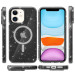 Фото Чехол TPU Galaxy Sparkle (MagFit) для Apple iPhone 11 (6.1") (Black+Glitter) на vchehle.ua