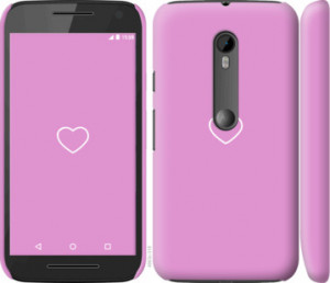 Чехол Сердце 2 для Motorola Moto G3