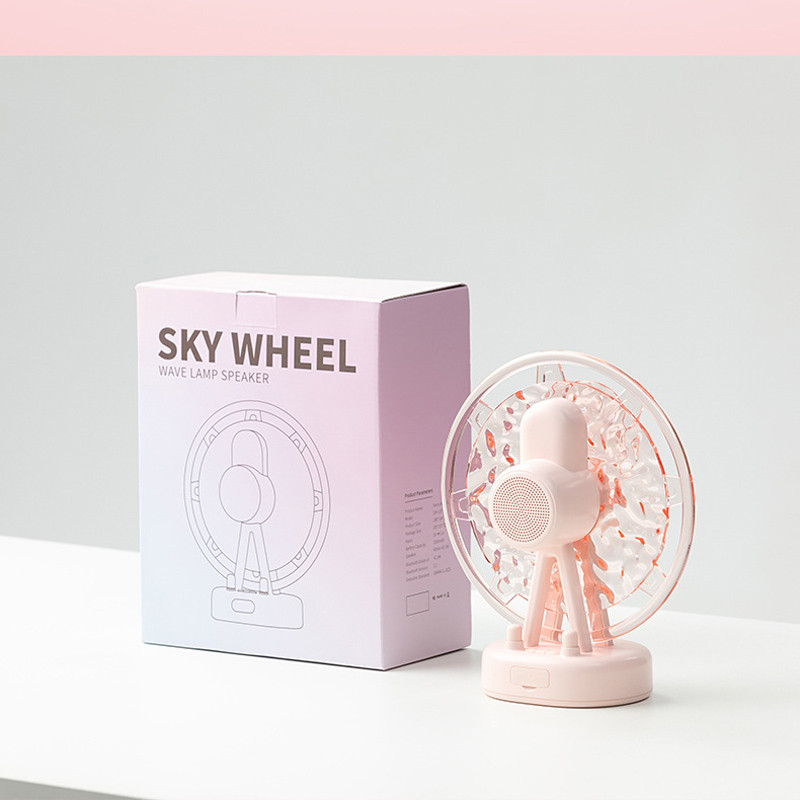 Заказать Проектор-ночник ZAY-L07 Sky Wheel 2in1 + Bluetooth колонка (Pink) на vchehle.ua