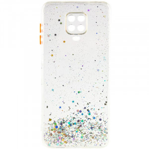 TPU чохол Spangle star із захистом камери для Xiaomi Redmi Note 9 Pro Max