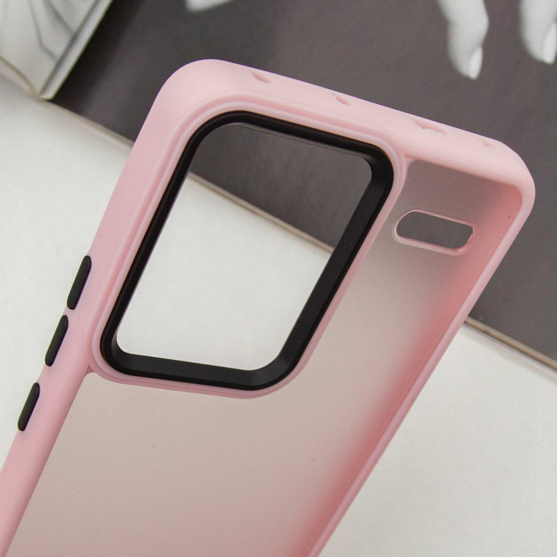 Чохол TPU+PC Lyon Frosted на Xiaomi Redmi Note 13 Pro+ (Pink) в магазині vchehle.ua