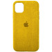 Чохол ALCANTARA Case Full на Apple iPhone 12 Pro / 12 (6.1") (Жовтий)